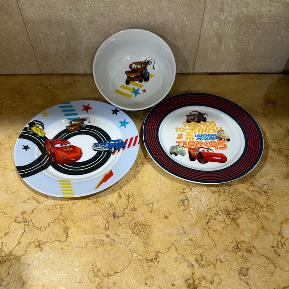 WMF kids cars 2plates and bowl - Picture 2 of 13